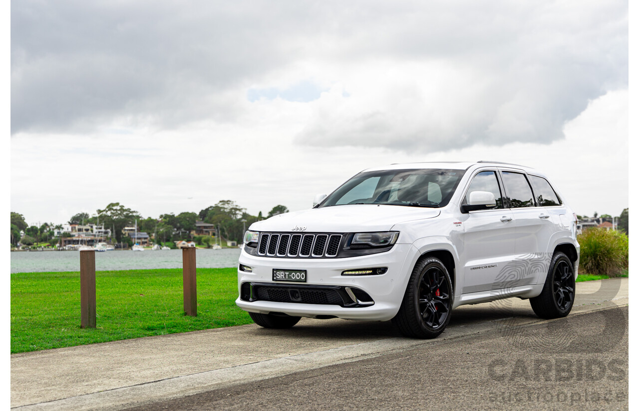 4/2014 Jeep Grand Cherokee SRT 8 (4x4) WK MY14 4d Wagon Bright White 6.4L
