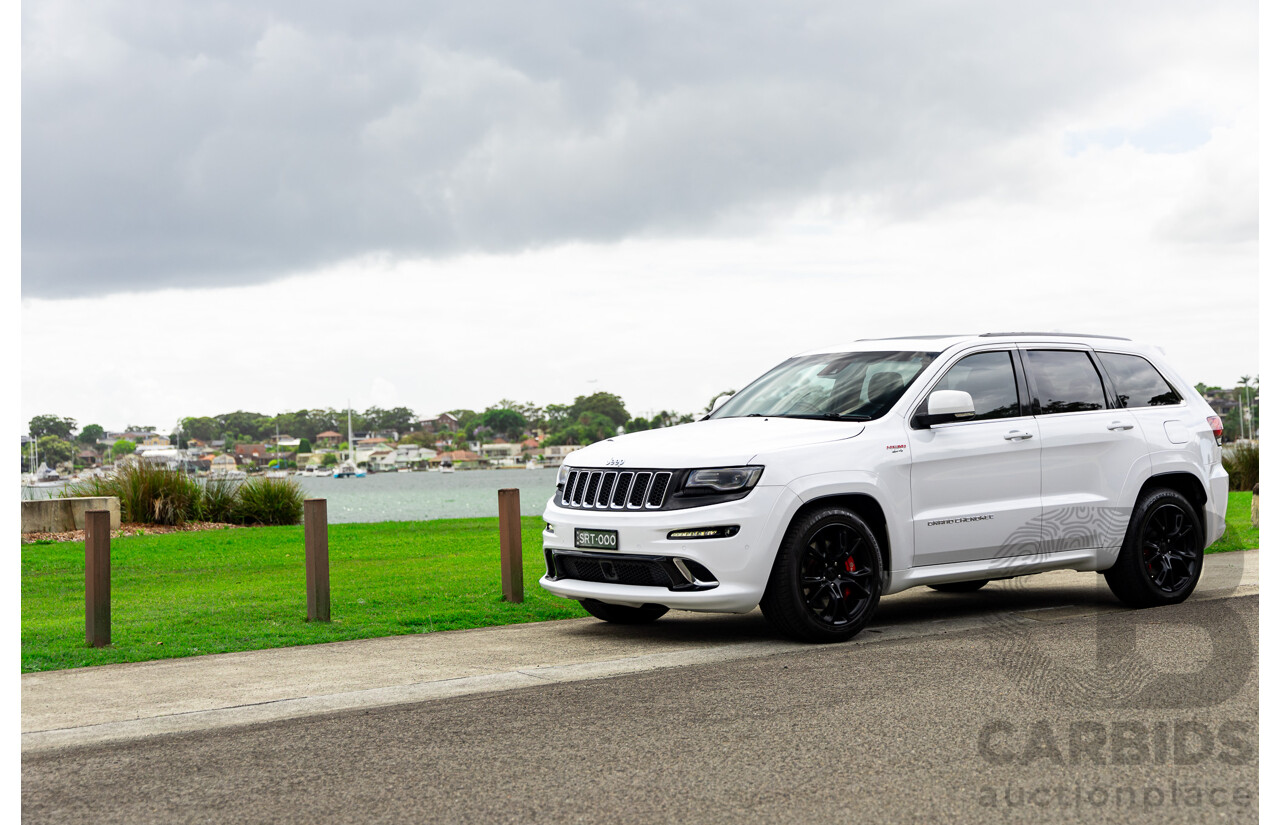 4/2014 Jeep Grand Cherokee SRT 8 (4x4) WK MY14 4d Wagon Bright White 6.4L