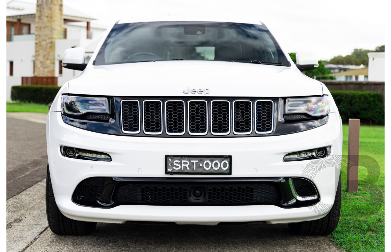 4/2014 Jeep Grand Cherokee SRT 8 (4x4) WK MY14 4d Wagon Bright White 6.4L