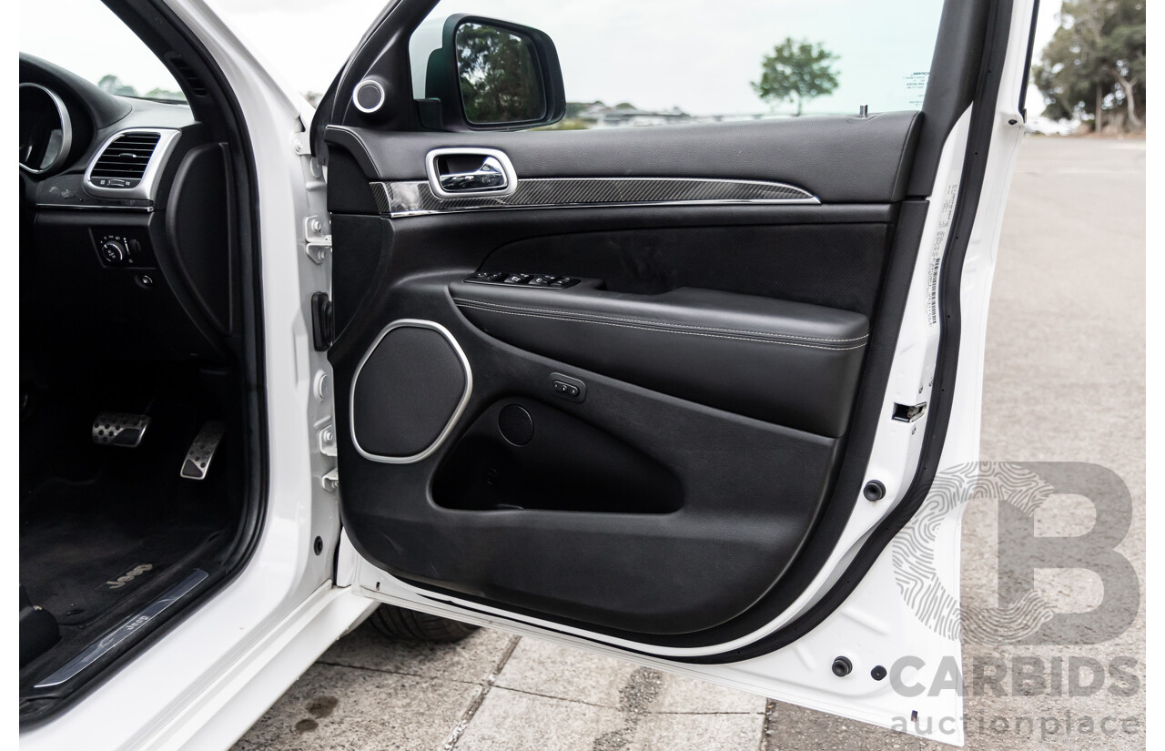 4/2014 Jeep Grand Cherokee SRT 8 (4x4) WK MY14 4d Wagon Bright White 6.4L