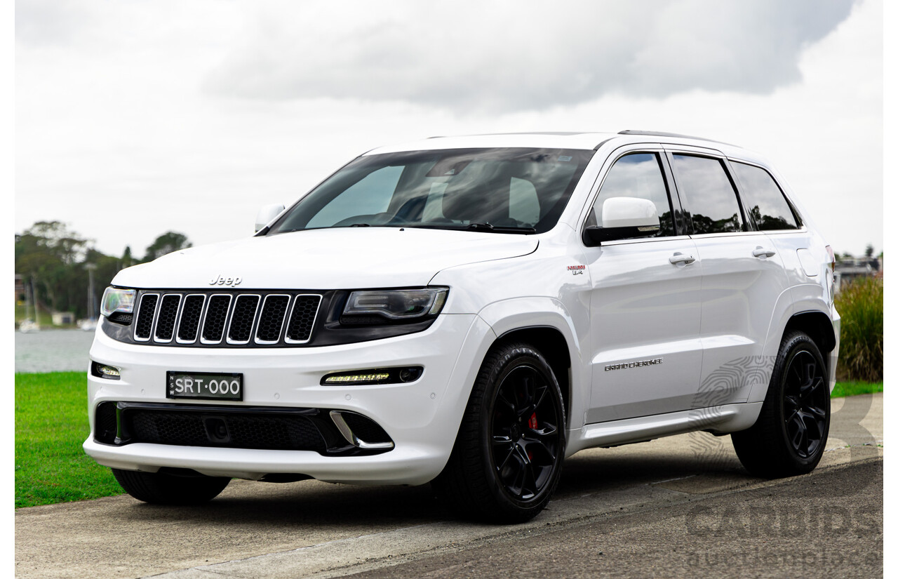 4/2014 Jeep Grand Cherokee SRT 8 (4x4) WK MY14 4d Wagon Bright White 6.4L