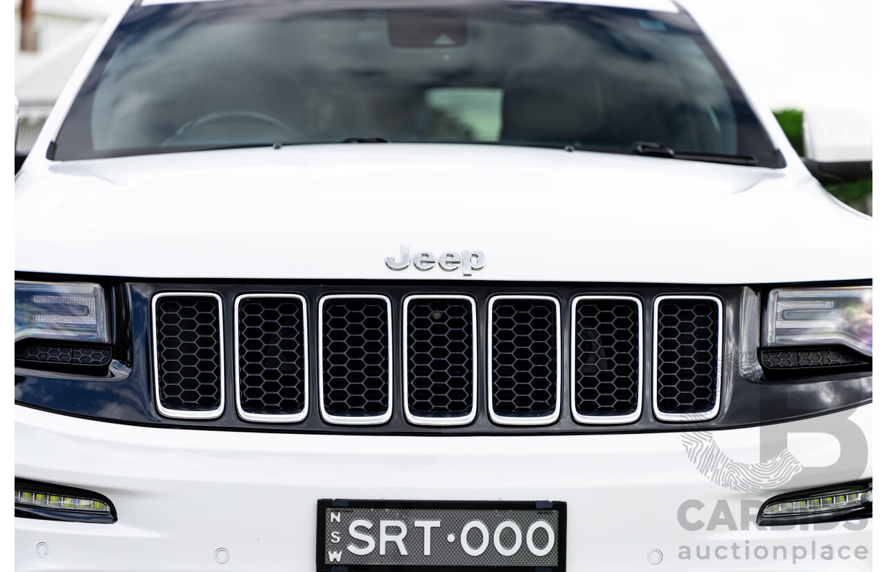 4/2014 Jeep Grand Cherokee SRT 8 (4x4) WK MY14 4d Wagon Bright White 6.4L