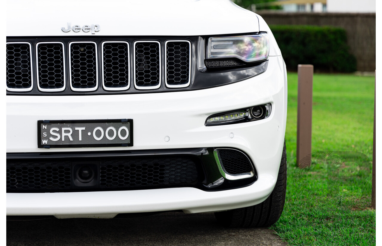 4/2014 Jeep Grand Cherokee SRT 8 (4x4) WK MY14 4d Wagon Bright White 6.4L