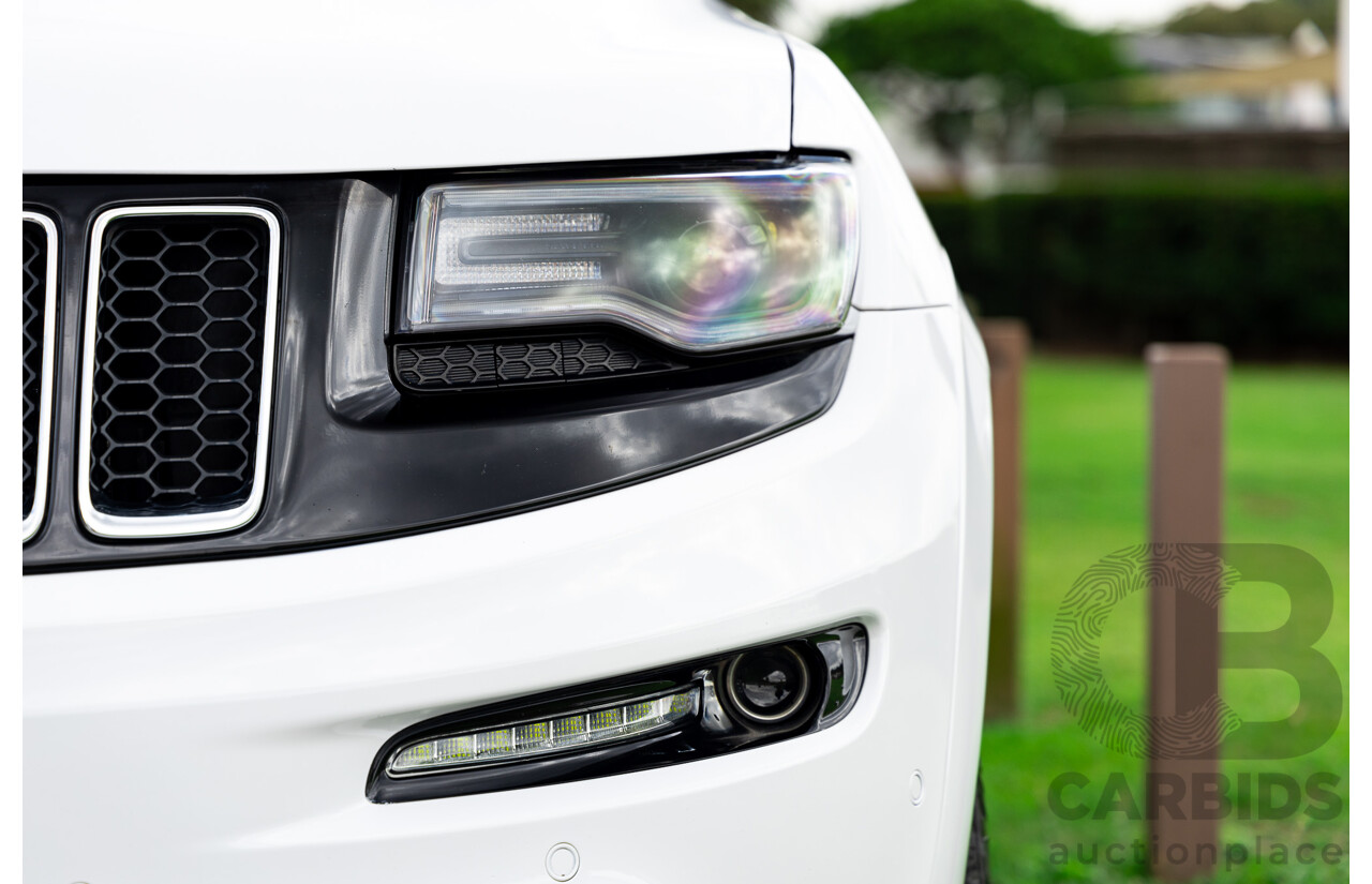 4/2014 Jeep Grand Cherokee SRT 8 (4x4) WK MY14 4d Wagon Bright White 6.4L