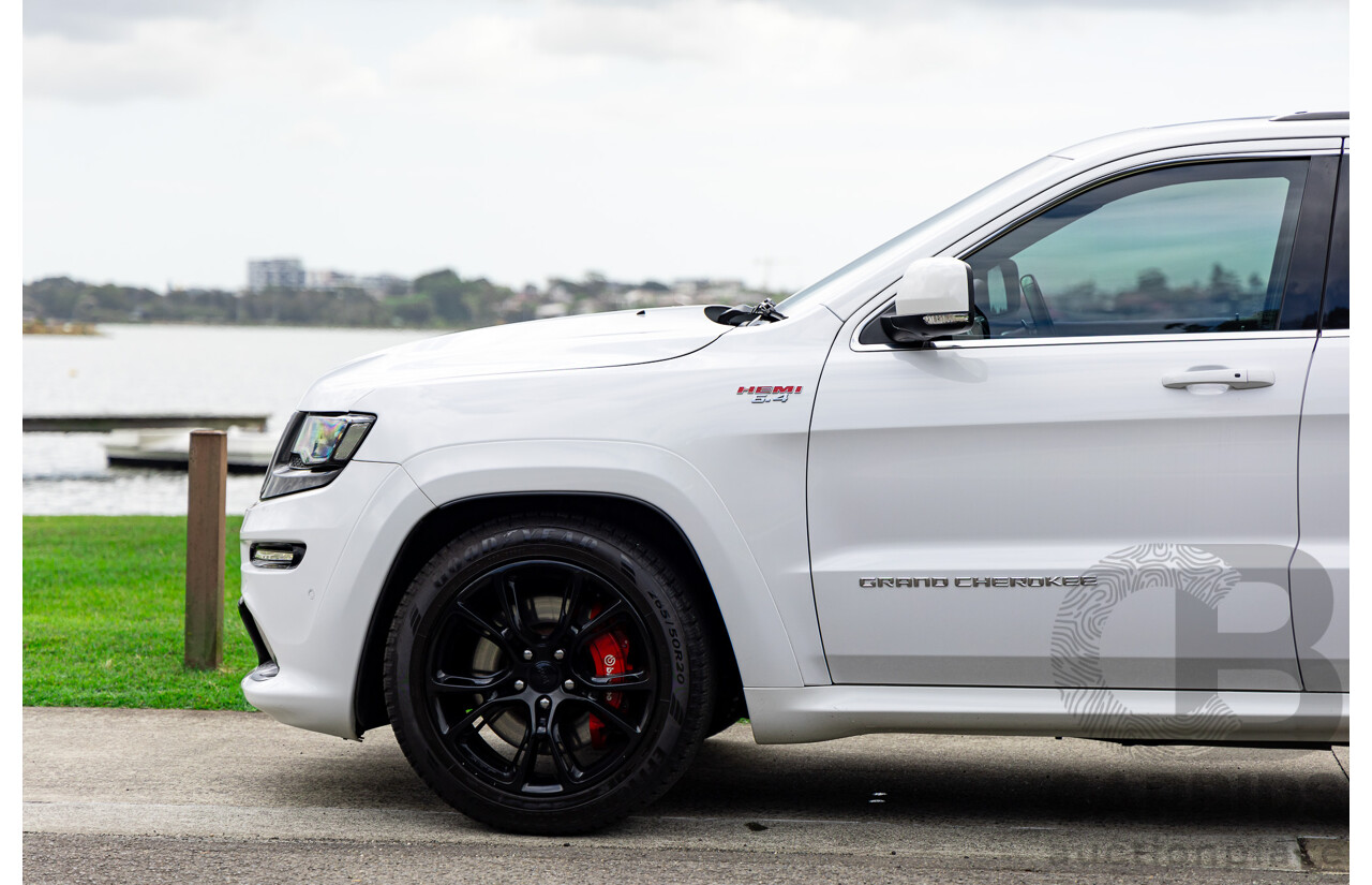 4/2014 Jeep Grand Cherokee SRT 8 (4x4) WK MY14 4d Wagon Bright White 6.4L