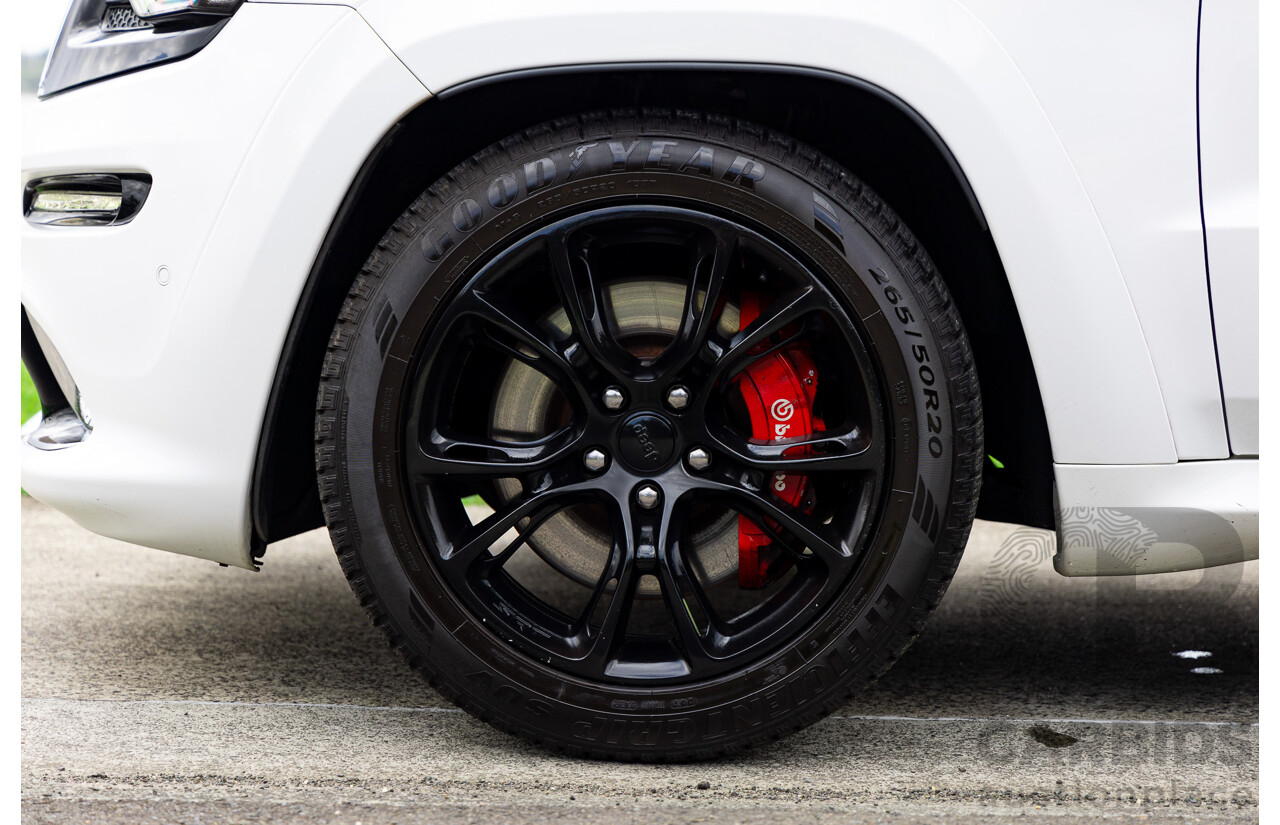4/2014 Jeep Grand Cherokee SRT 8 (4x4) WK MY14 4d Wagon Bright White 6.4L