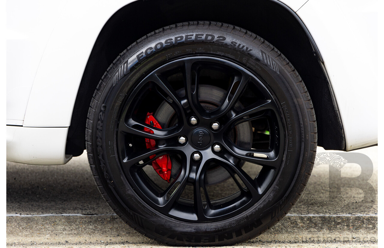 4/2014 Jeep Grand Cherokee SRT 8 (4x4) WK MY14 4d Wagon Bright White 6.4L