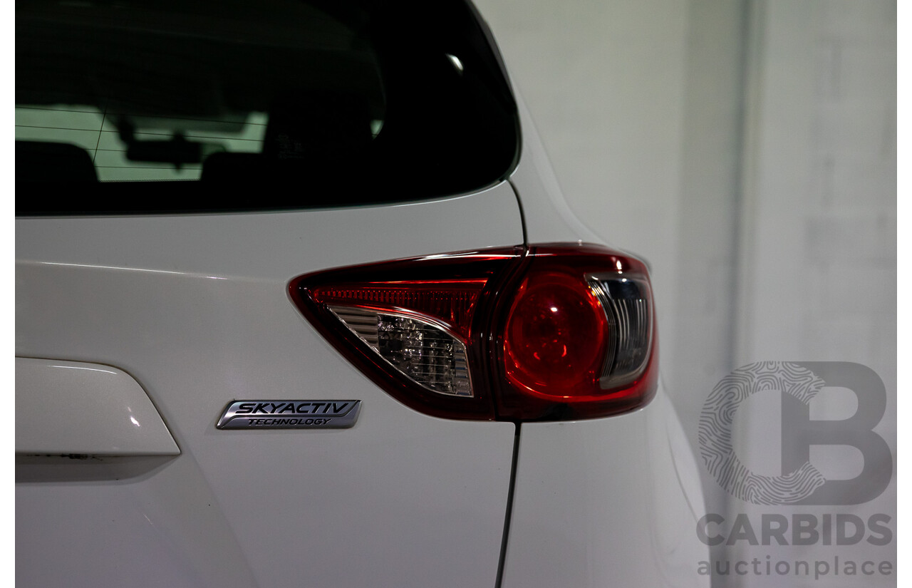 9/2013 Mazda CX-5 Maxx Sport (4x4) MY13.5 4d Wagon Crystal White Pearl Turbo Diesel 2.2L