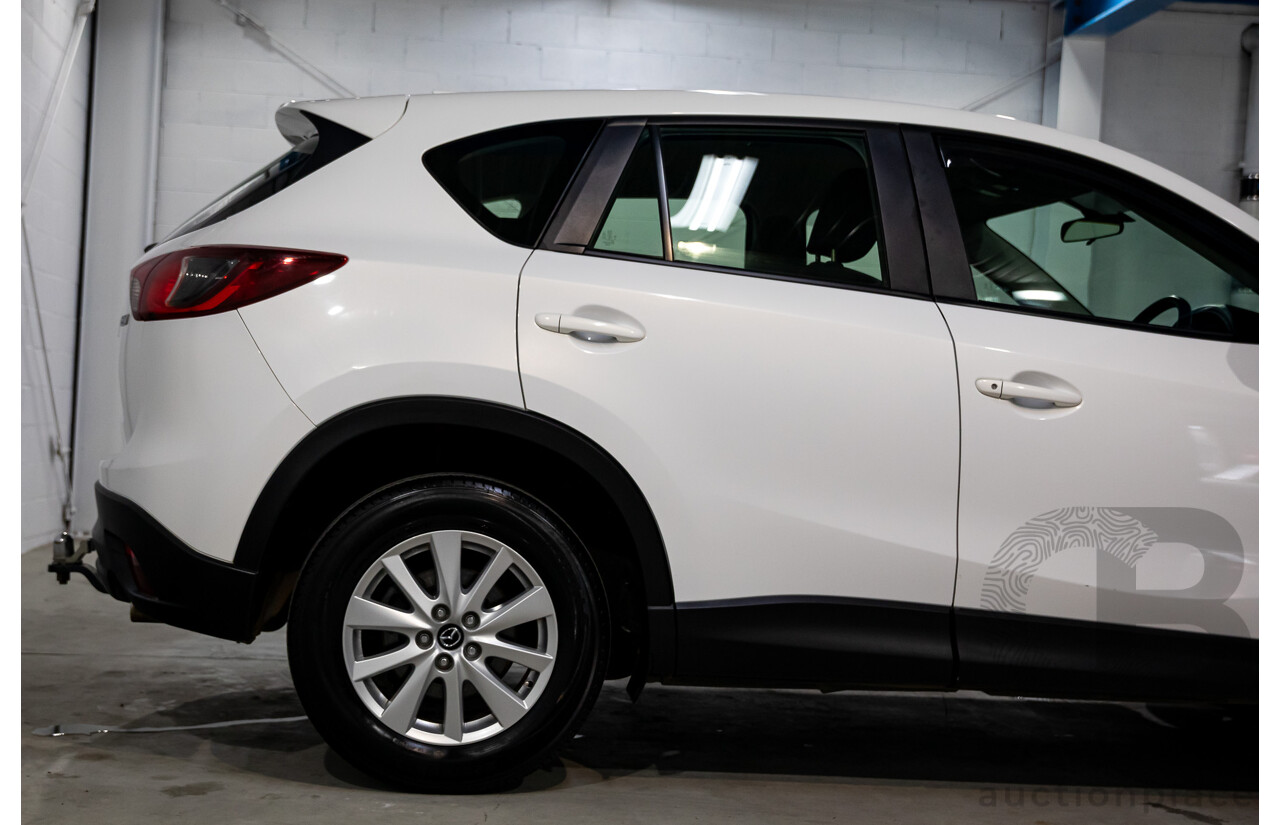 9/2013 Mazda CX-5 Maxx Sport (4x4) MY13.5 4d Wagon Crystal White Pearl Turbo Diesel 2.2L