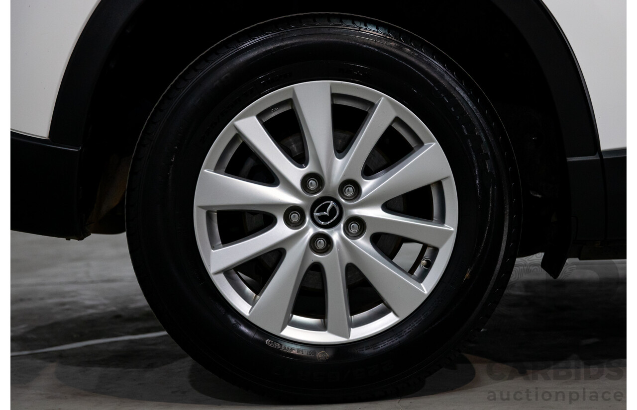 9/2013 Mazda CX-5 Maxx Sport (4x4) MY13.5 4d Wagon Crystal White Pearl Turbo Diesel 2.2L