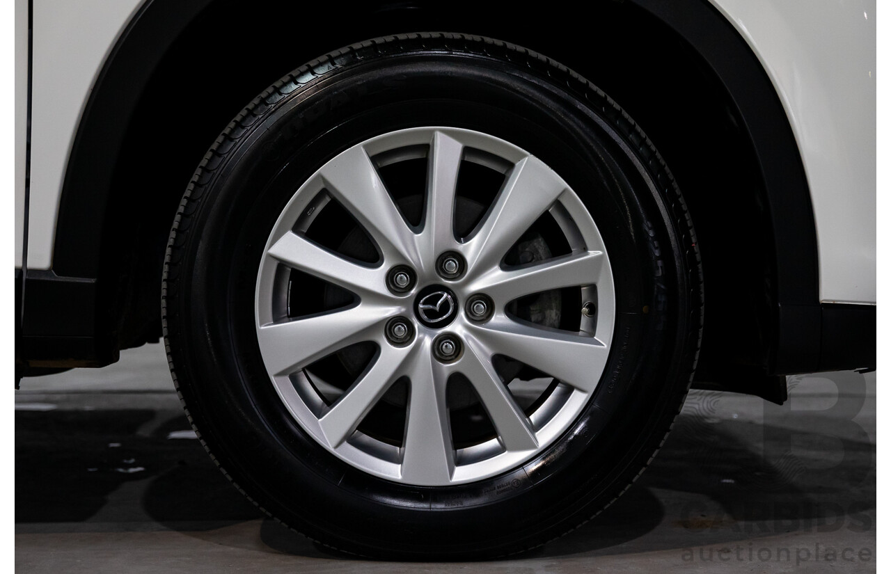 9/2013 Mazda CX-5 Maxx Sport (4x4) MY13.5 4d Wagon Crystal White Pearl Turbo Diesel 2.2L