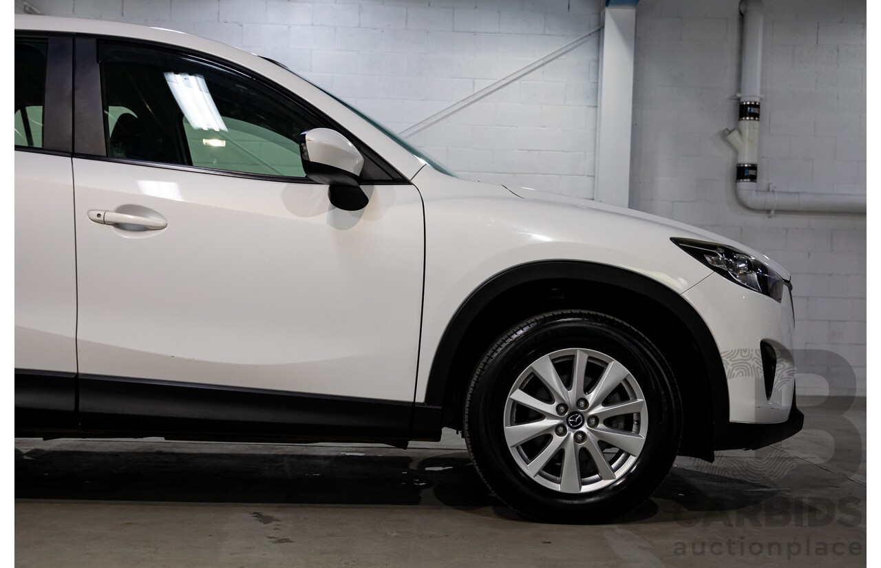 9/2013 Mazda CX-5 Maxx Sport (4x4) MY13.5 4d Wagon Crystal White Pearl Turbo Diesel 2.2L