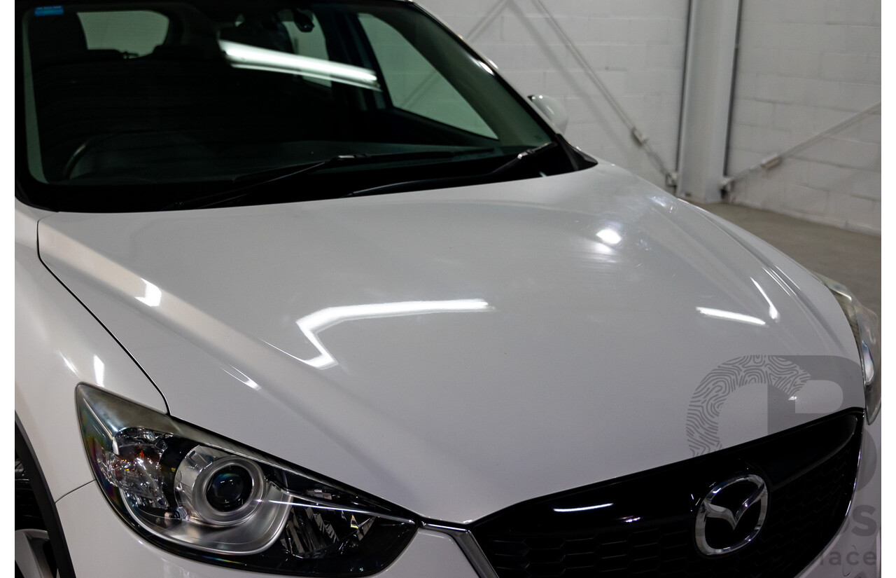9/2013 Mazda CX-5 Maxx Sport (4x4) MY13.5 4d Wagon Crystal White Pearl Turbo Diesel 2.2L