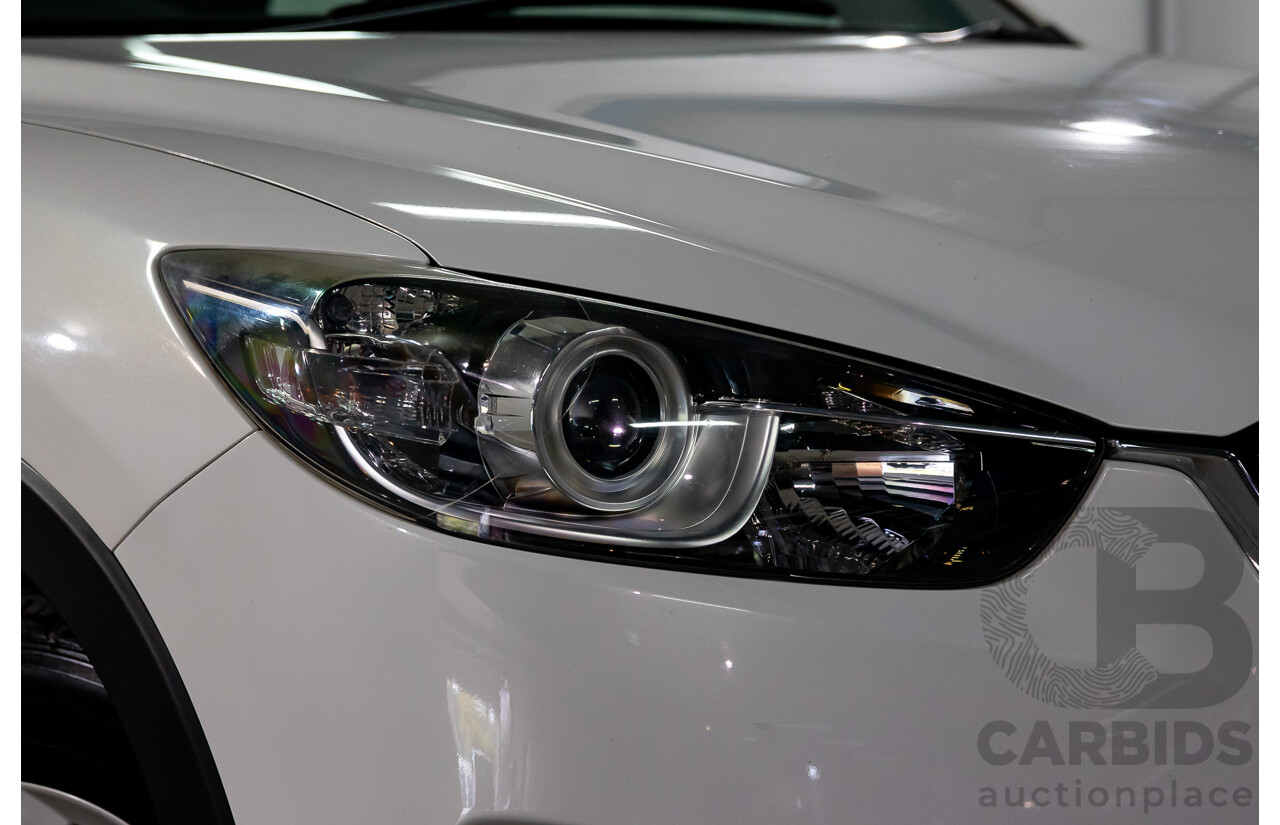 9/2013 Mazda CX-5 Maxx Sport (4x4) MY13.5 4d Wagon Crystal White Pearl Turbo Diesel 2.2L