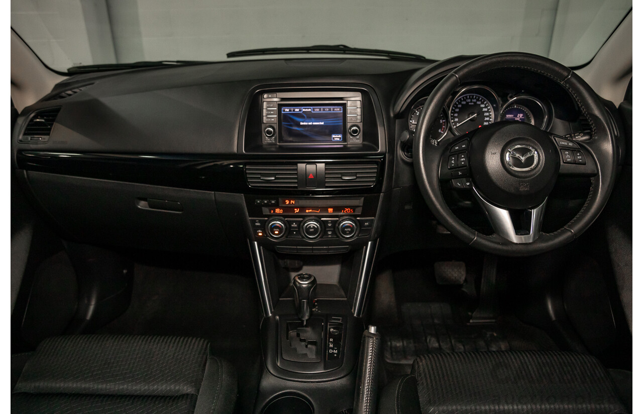 9/2013 Mazda CX-5 Maxx Sport (4x4) MY13.5 4d Wagon Crystal White Pearl Turbo Diesel 2.2L