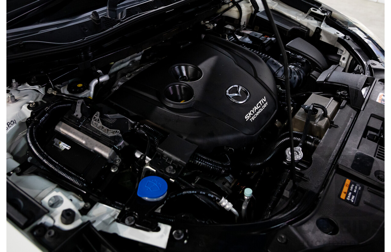 9/2013 Mazda CX-5 Maxx Sport (4x4) MY13.5 4d Wagon Crystal White Pearl Turbo Diesel 2.2L