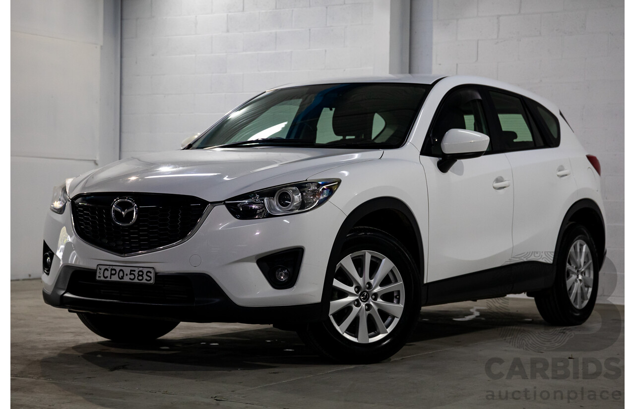 9/2013 Mazda CX-5 Maxx Sport (4x4) MY13.5 4d Wagon Crystal White Pearl Turbo Diesel 2.2L
