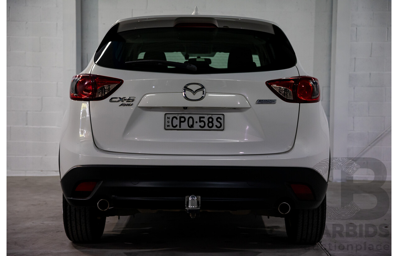 9/2013 Mazda CX-5 Maxx Sport (4x4) MY13.5 4d Wagon Crystal White Pearl Turbo Diesel 2.2L