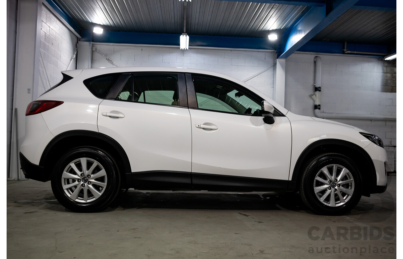 9/2013 Mazda CX-5 Maxx Sport (4x4) MY13.5 4d Wagon Crystal White Pearl Turbo Diesel 2.2L