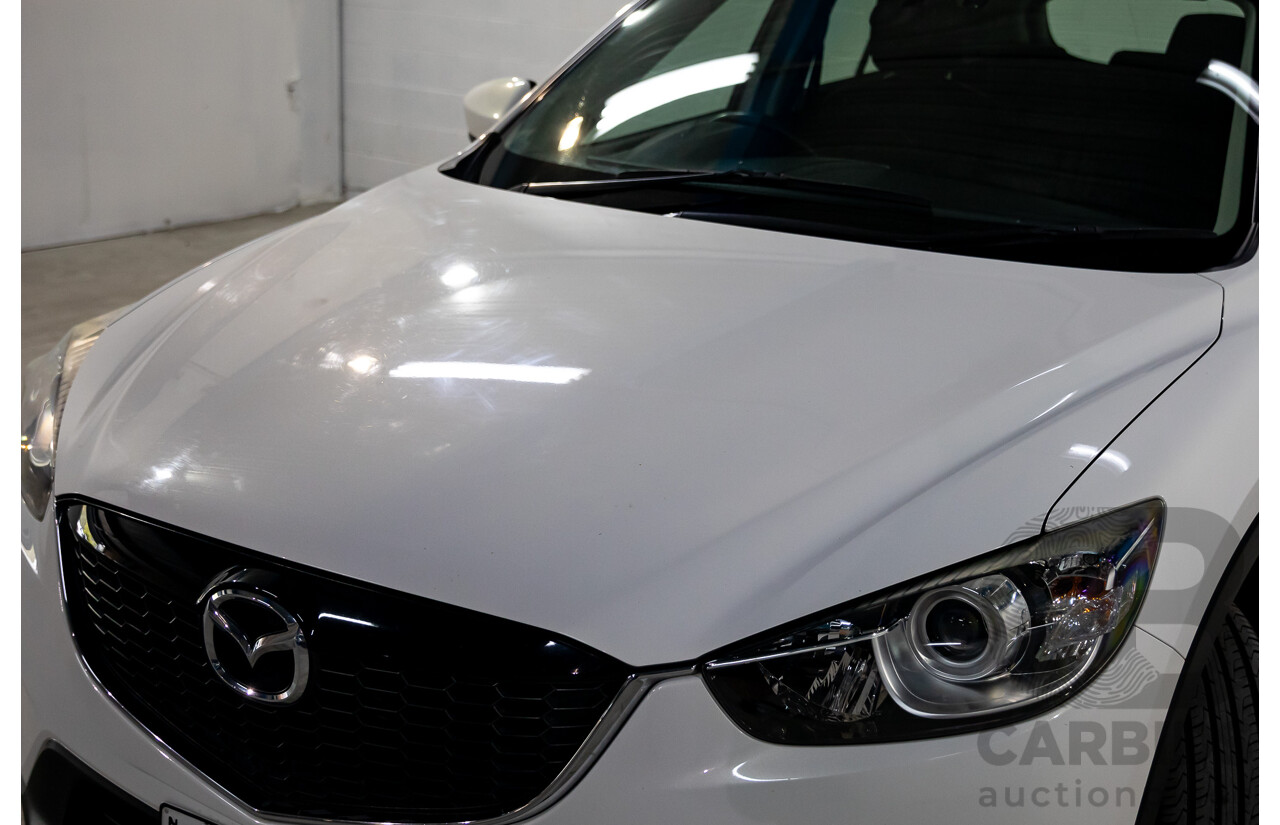 9/2013 Mazda CX-5 Maxx Sport (4x4) MY13.5 4d Wagon Crystal White Pearl Turbo Diesel 2.2L