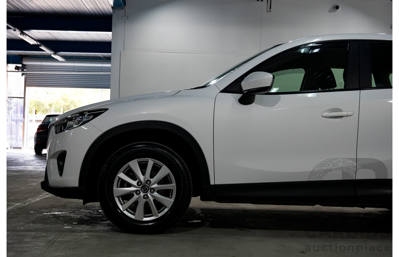 9/2013 Mazda CX-5 Maxx Sport (4x4) MY13.5 4d Wagon Crystal White Pearl Turbo Diesel 2.2L