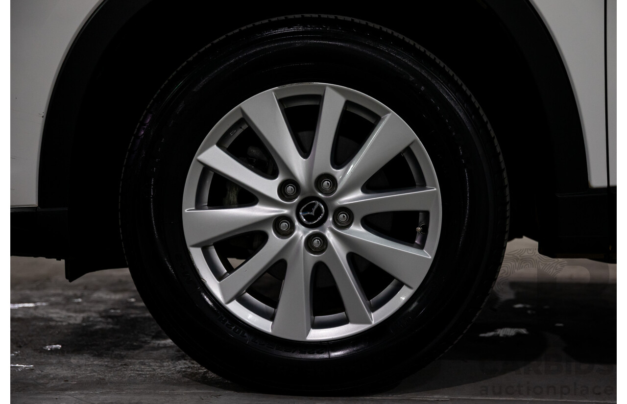 9/2013 Mazda CX-5 Maxx Sport (4x4) MY13.5 4d Wagon Crystal White Pearl Turbo Diesel 2.2L
