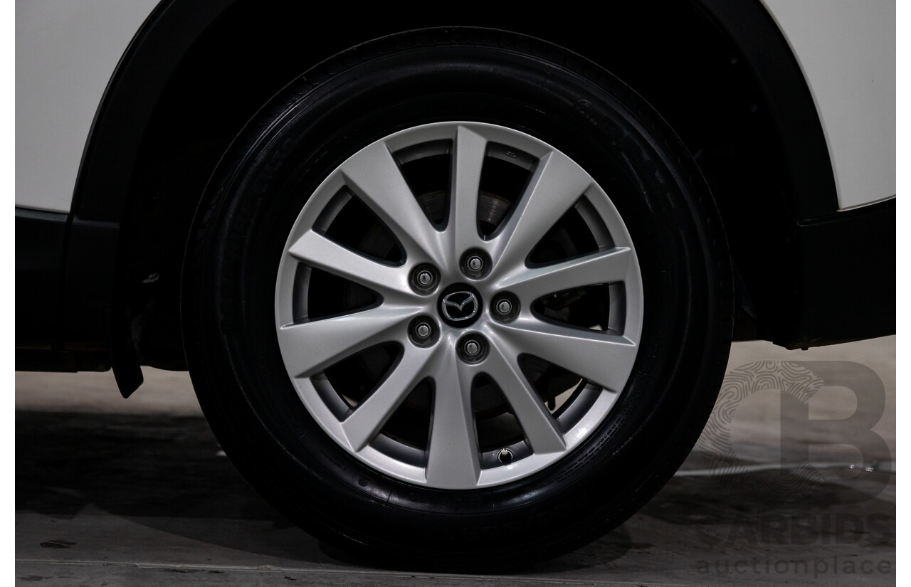 9/2013 Mazda CX-5 Maxx Sport (4x4) MY13.5 4d Wagon Crystal White Pearl Turbo Diesel 2.2L