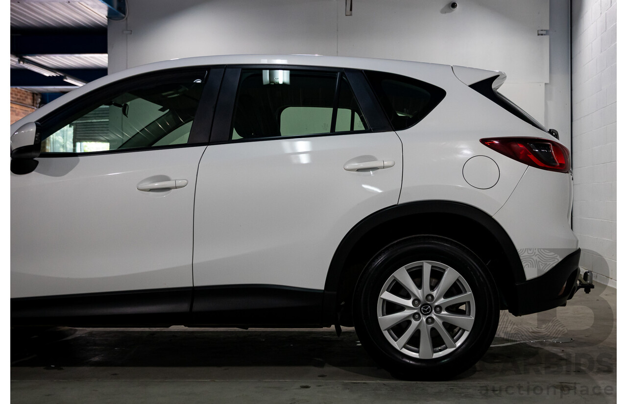 9/2013 Mazda CX-5 Maxx Sport (4x4) MY13.5 4d Wagon Crystal White Pearl Turbo Diesel 2.2L