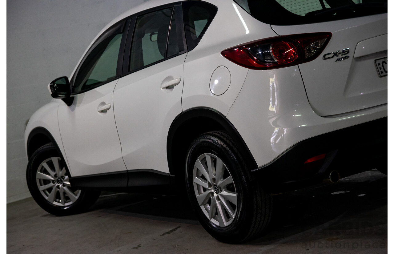 9/2013 Mazda CX-5 Maxx Sport (4x4) MY13.5 4d Wagon Crystal White Pearl Turbo Diesel 2.2L