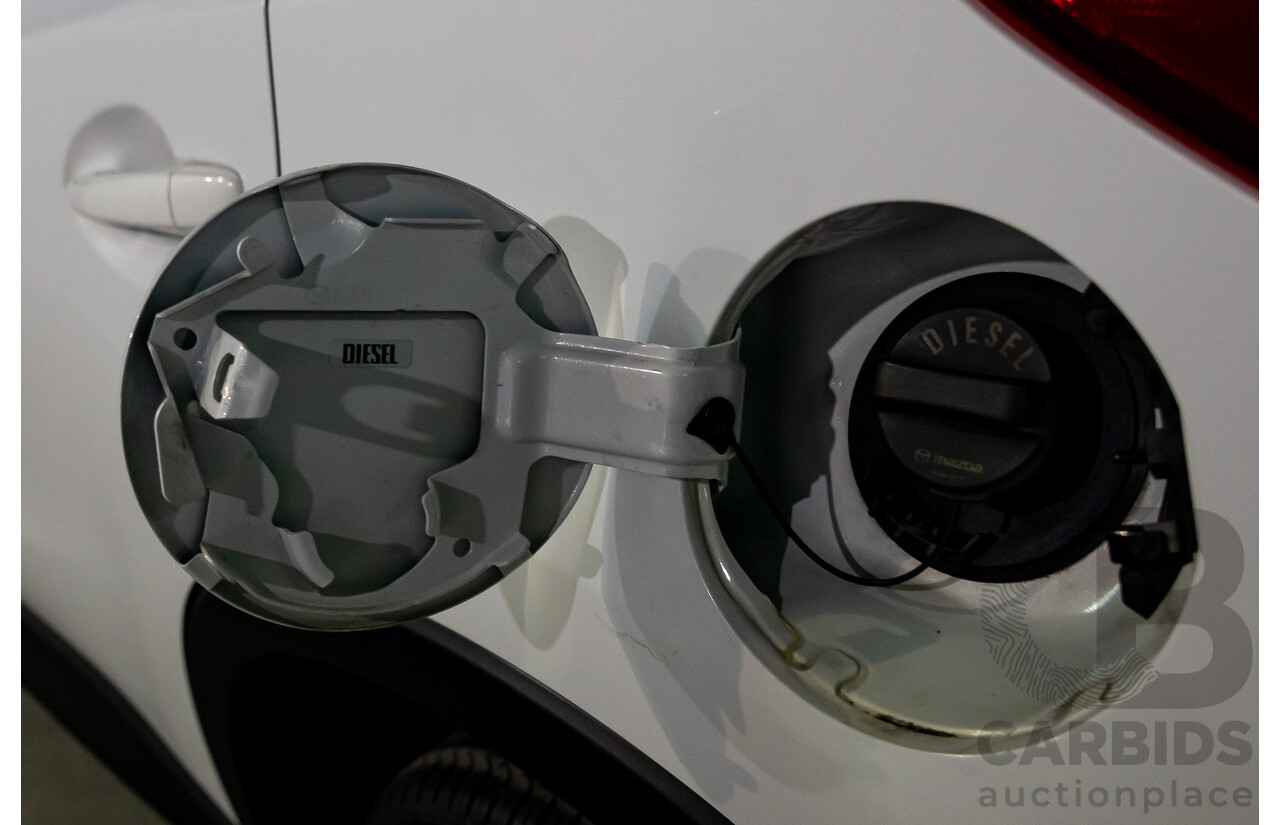 9/2013 Mazda CX-5 Maxx Sport (4x4) MY13.5 4d Wagon Crystal White Pearl Turbo Diesel 2.2L