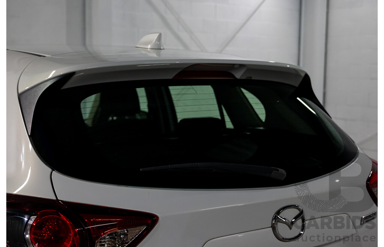 9/2013 Mazda CX-5 Maxx Sport (4x4) MY13.5 4d Wagon Crystal White Pearl Turbo Diesel 2.2L