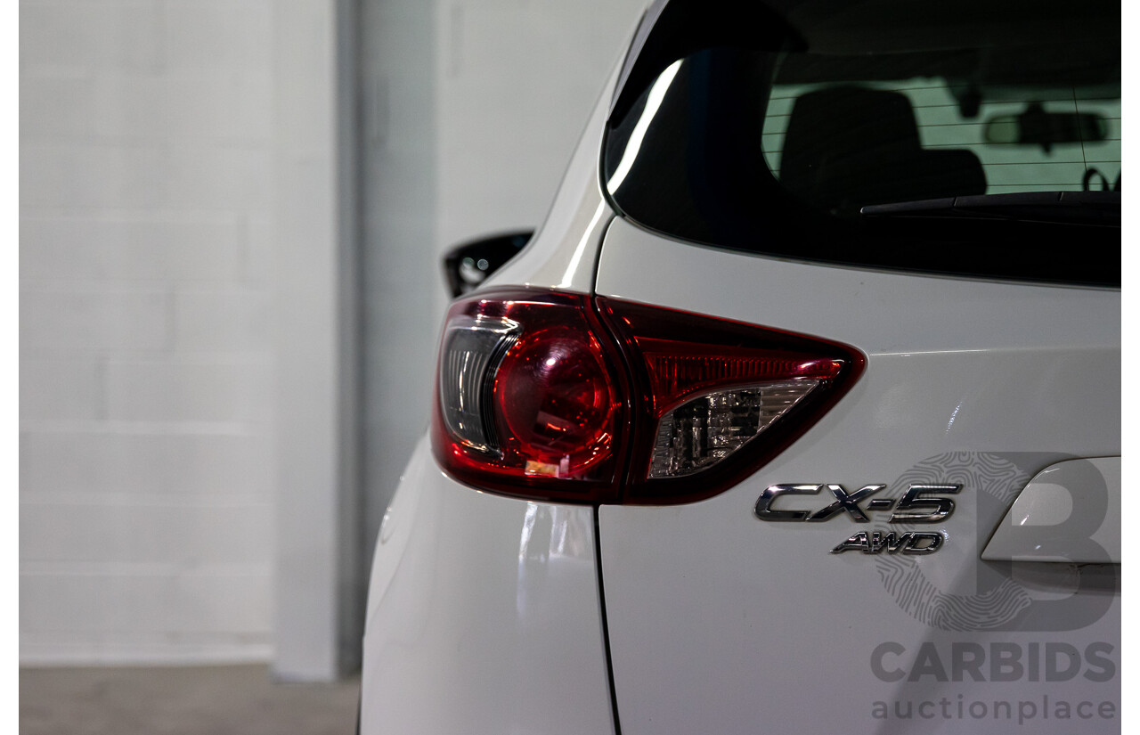 9/2013 Mazda CX-5 Maxx Sport (4x4) MY13.5 4d Wagon Crystal White Pearl Turbo Diesel 2.2L