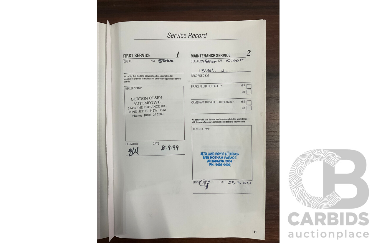 5/1999 Land Rover Discovery SE7 (4x4)  4d Wagon White 4.0L