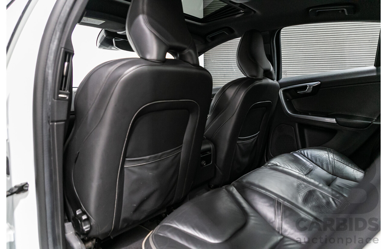 3/2015 Volvo S60 T5 R-Design F MY15 4d Sedan Pearl White Turbo 2.0L