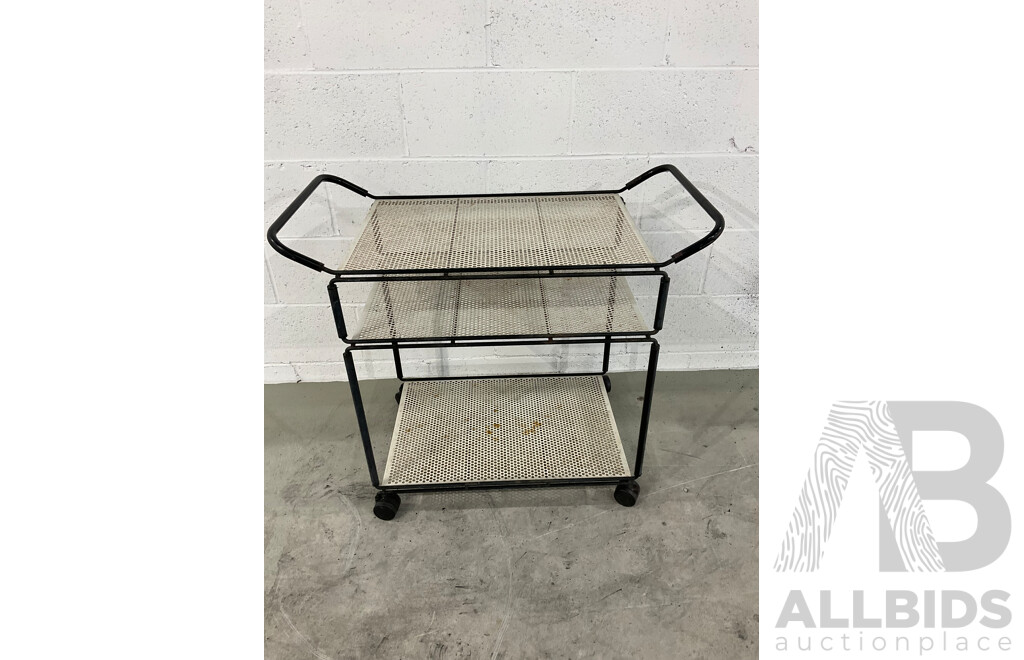 Beverage Trolley by Tjerk Reijenga for Pilastro, 1980's
