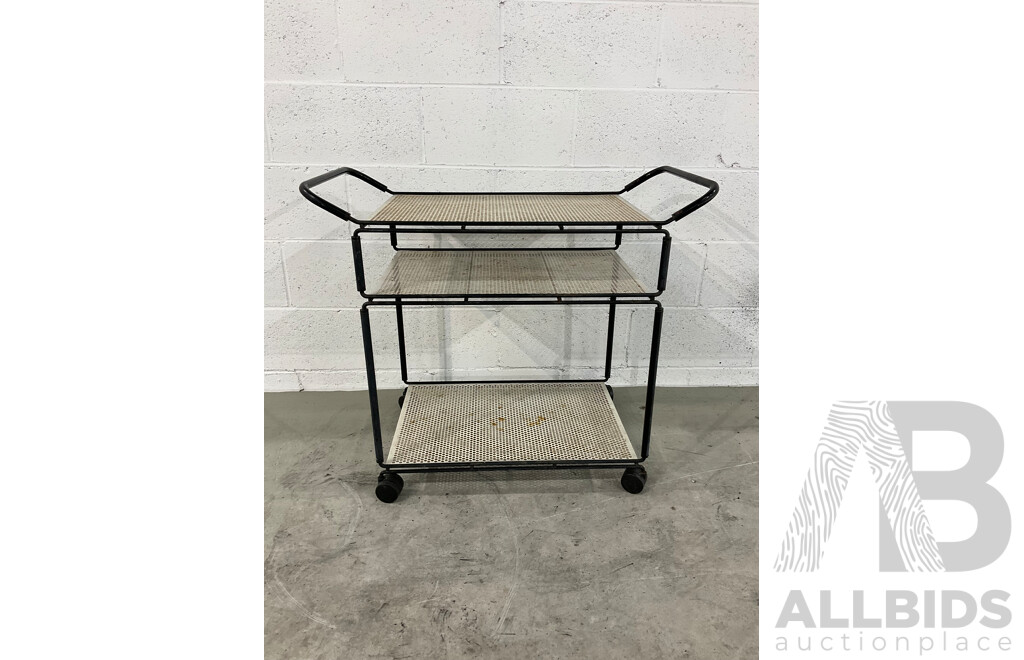 Beverage Trolley by Tjerk Reijenga for Pilastro, 1980's