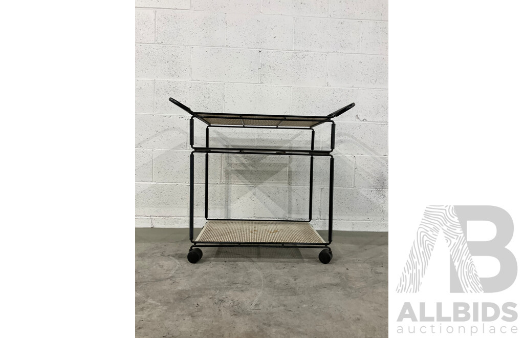 Beverage Trolley by Tjerk Reijenga for Pilastro, 1980's