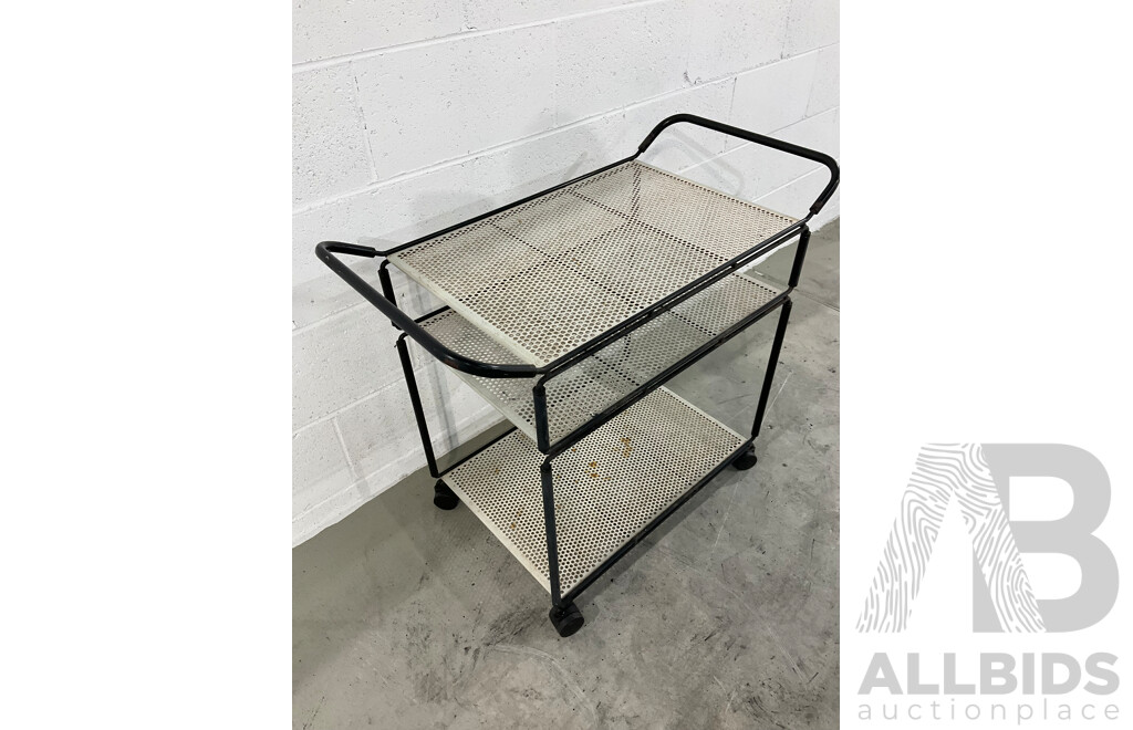 Beverage Trolley by Tjerk Reijenga for Pilastro, 1980's