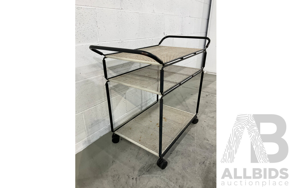 Beverage Trolley by Tjerk Reijenga for Pilastro, 1980's