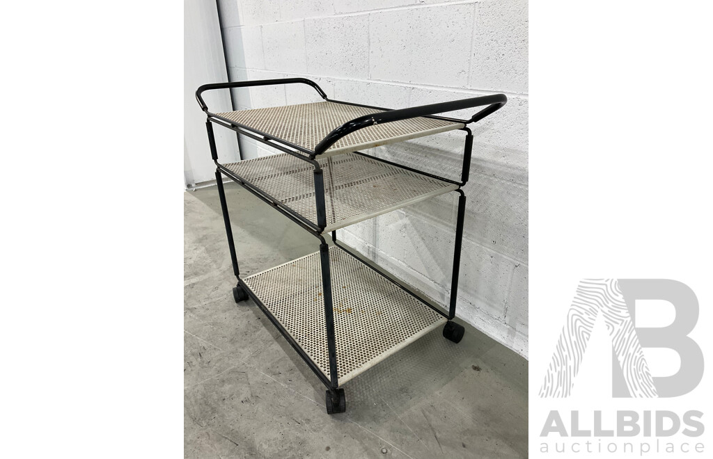 Beverage Trolley by Tjerk Reijenga for Pilastro, 1980's