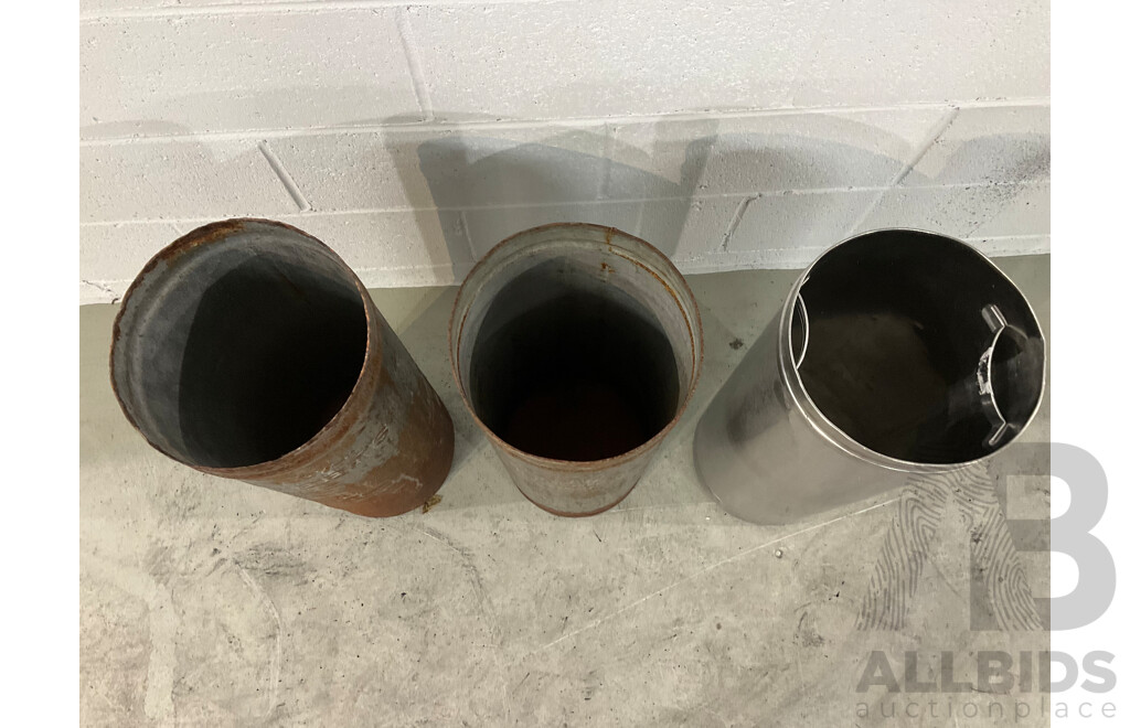 Mid 20th Century 'Streets' Ice Cream Tins and Stainless Steel Example