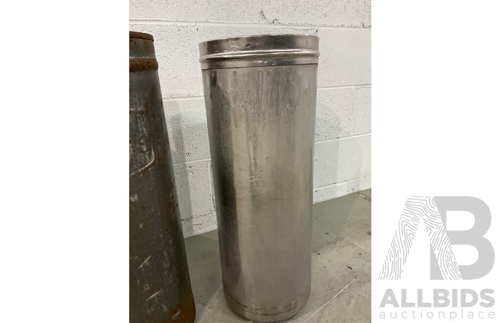 Mid 20th Century 'Streets' Ice Cream Tins and Stainless Steel Example