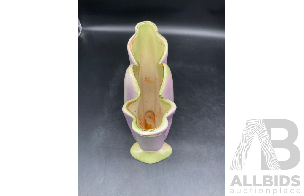 Vintage Australian Studio Pottery Vase, Studio Anna Vase, Vintage Channel Vase - Lot of 3