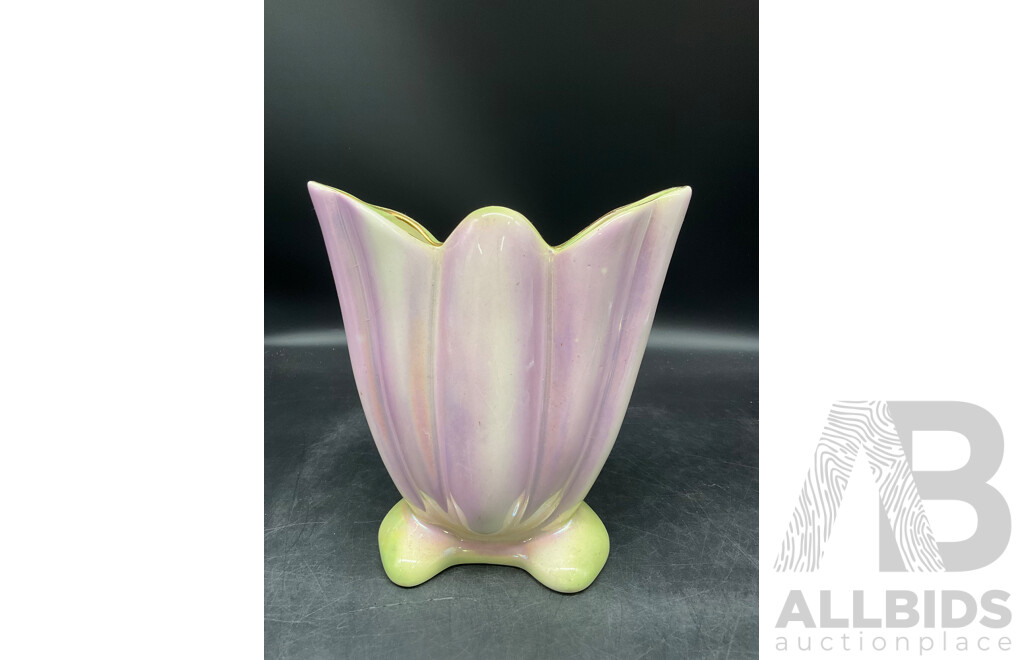 Vintage Australian Studio Pottery Vase, Studio Anna Vase, Vintage Channel Vase - Lot of 3