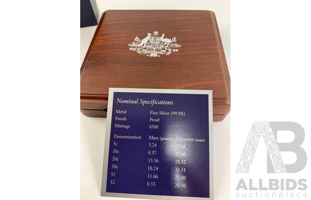 Australian RAM 2003 Fine Silver Six Proof Coin Set .999
