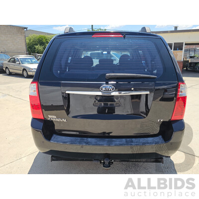 10/2007 Kia Grand Carnival (EX) VQ 4d Wagon Black 3.8L