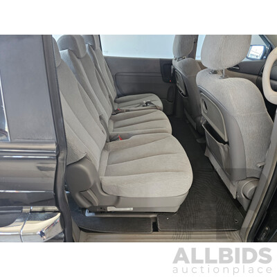 10/2007 Kia Grand Carnival (EX) VQ 4d Wagon Black 3.8L