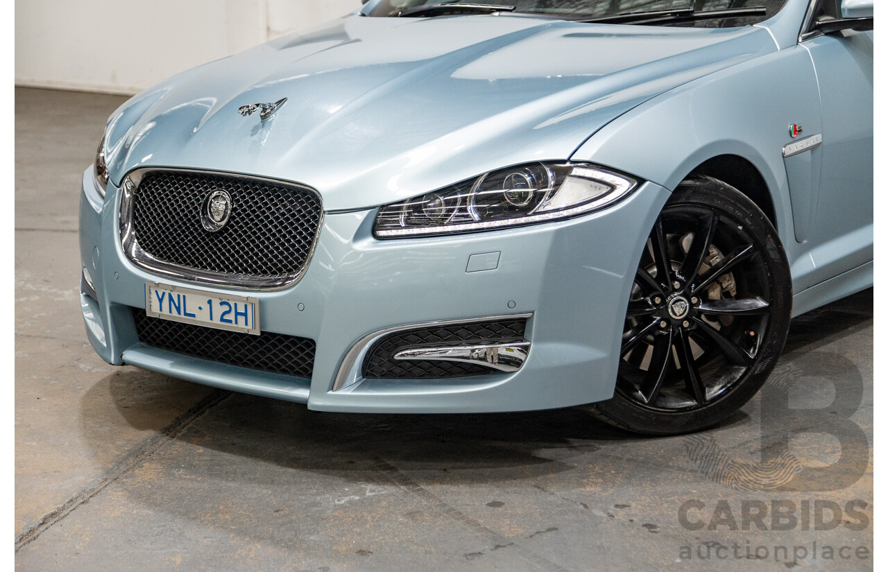 9/2012 Jaguar XF 3.0D S MY12 4d Sedan Crystal Blue Metallic Twin Turbo Diesel V6 3.0L