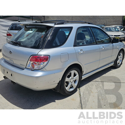 10/2006 Subaru Impreza RV (awd) MY07 5d Hatchback Silver 2.0L