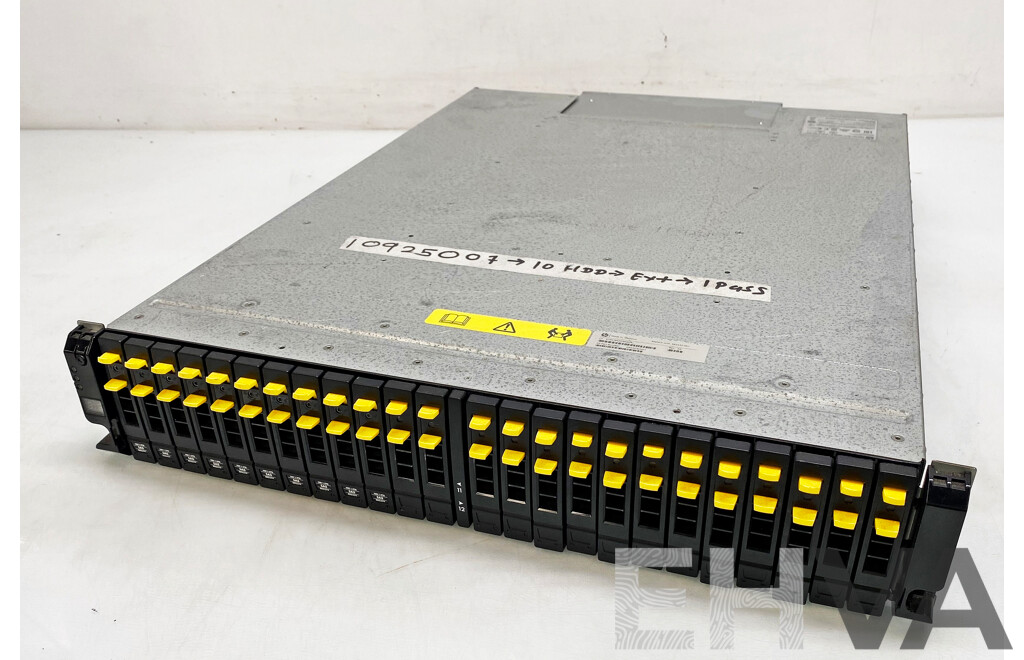 HP (3PARA-SV1009) StoreServ Hard Drive Array W/ 12TB of Storage & Controller Modules